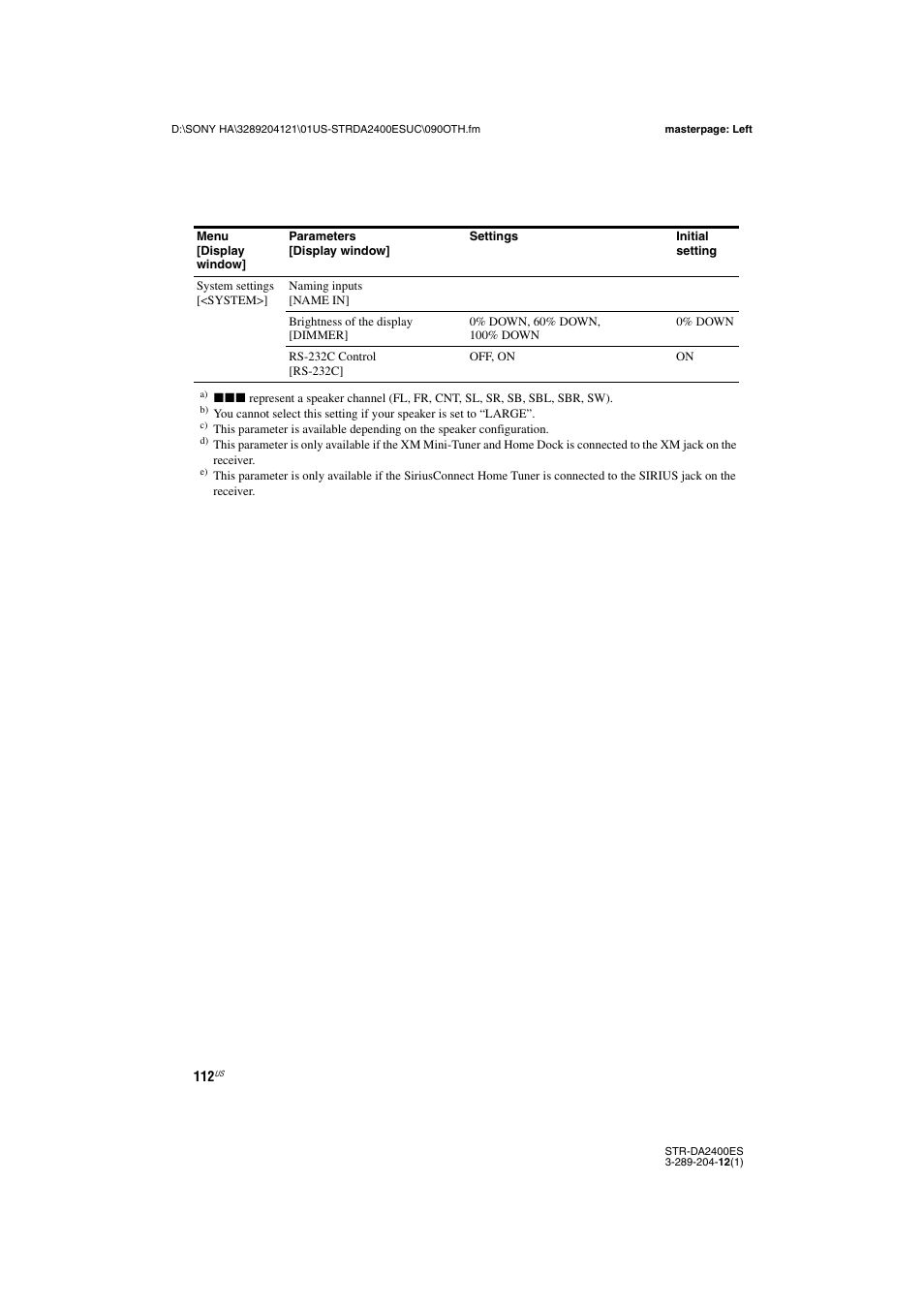 Sony 3-289-204-12(1) User Manual | Page 112 / 140