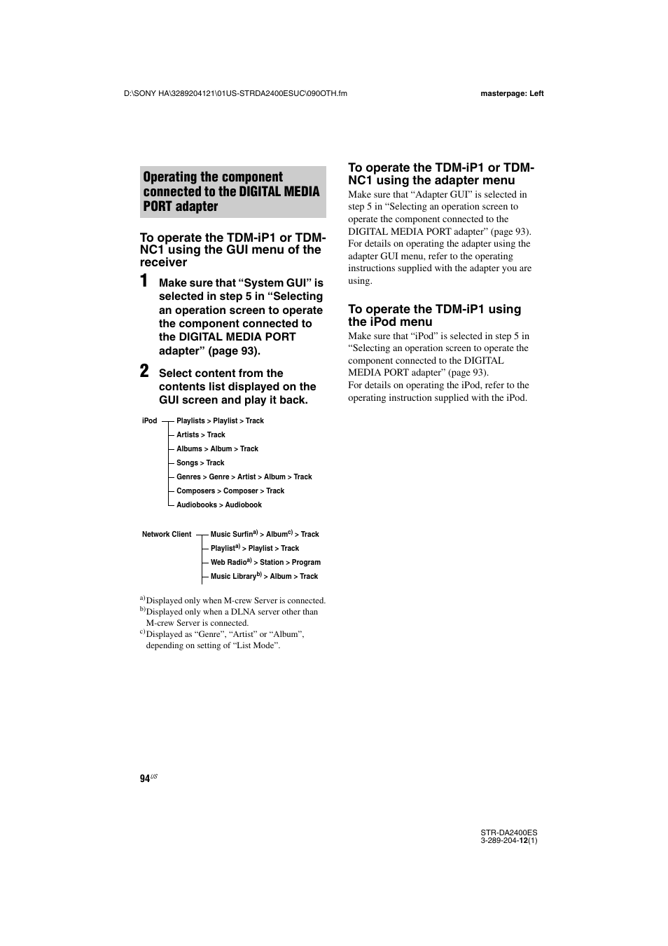 Sony 3-289-204-12(1) User Manual | Page 94 / 140