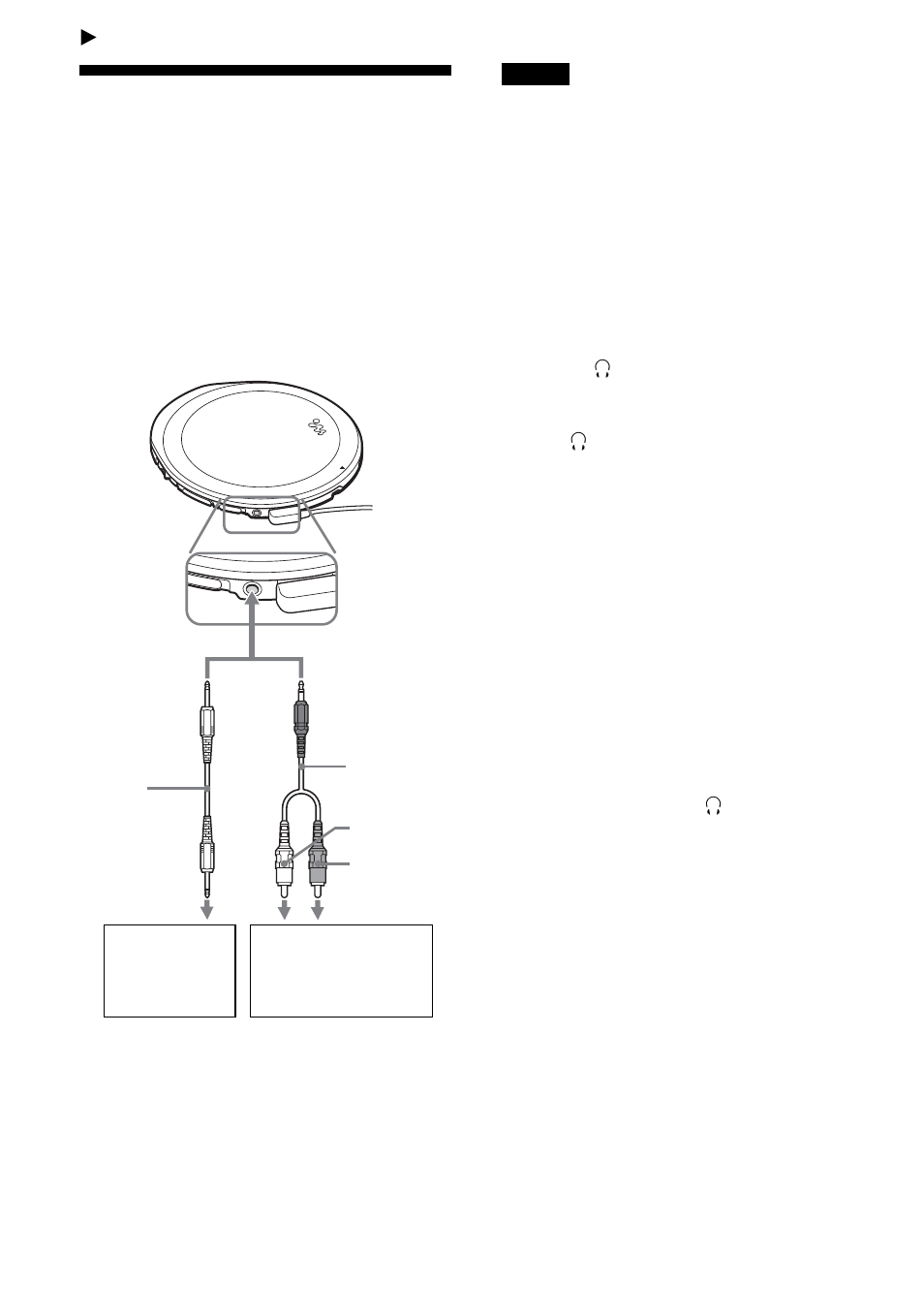 Connecting your cd player, Connecting a stereo system, 18 connecting a stereo system | Sony D-EJ2000 User Manual | Page 18 / 32