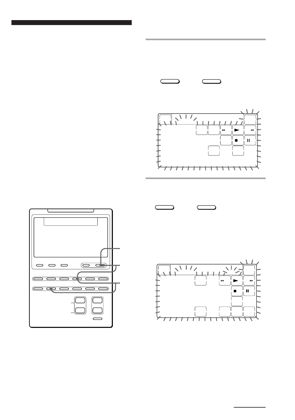 While pressing commander off, press vcr3, While pressing vcr3, press cd, Example: to assign a cd player to the vcr3 button | The keys for that component (vcr3) flash, Continued, Commander off vcr3, Vcr3 cd | Sony RM-AV2000 User Manual | Page 27 / 52
