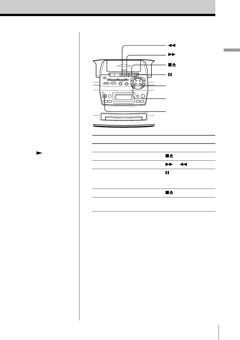 Basic operations 9 | Sony CFD-S47L User Manual | Page 9 / 68