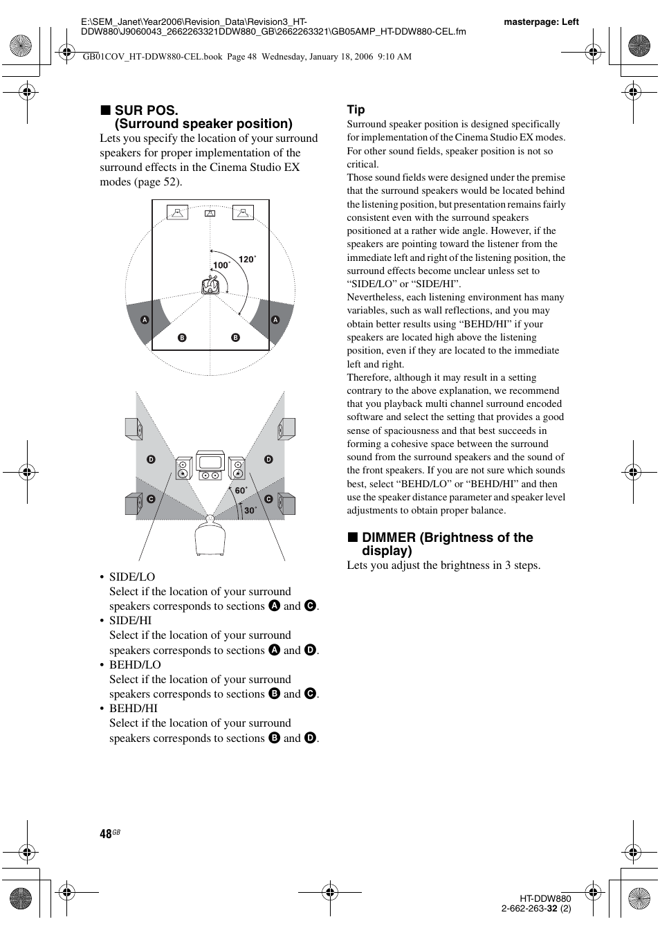 Sony HT-DDW880 User Manual | Page 48 / 80