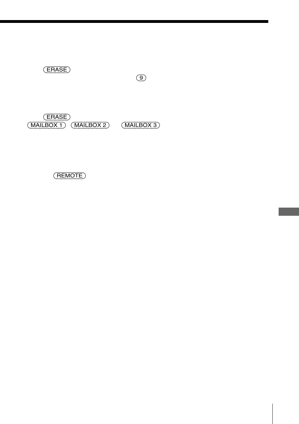 Erasing messages | Sony SPP-A9171 User Manual | Page 45 / 72