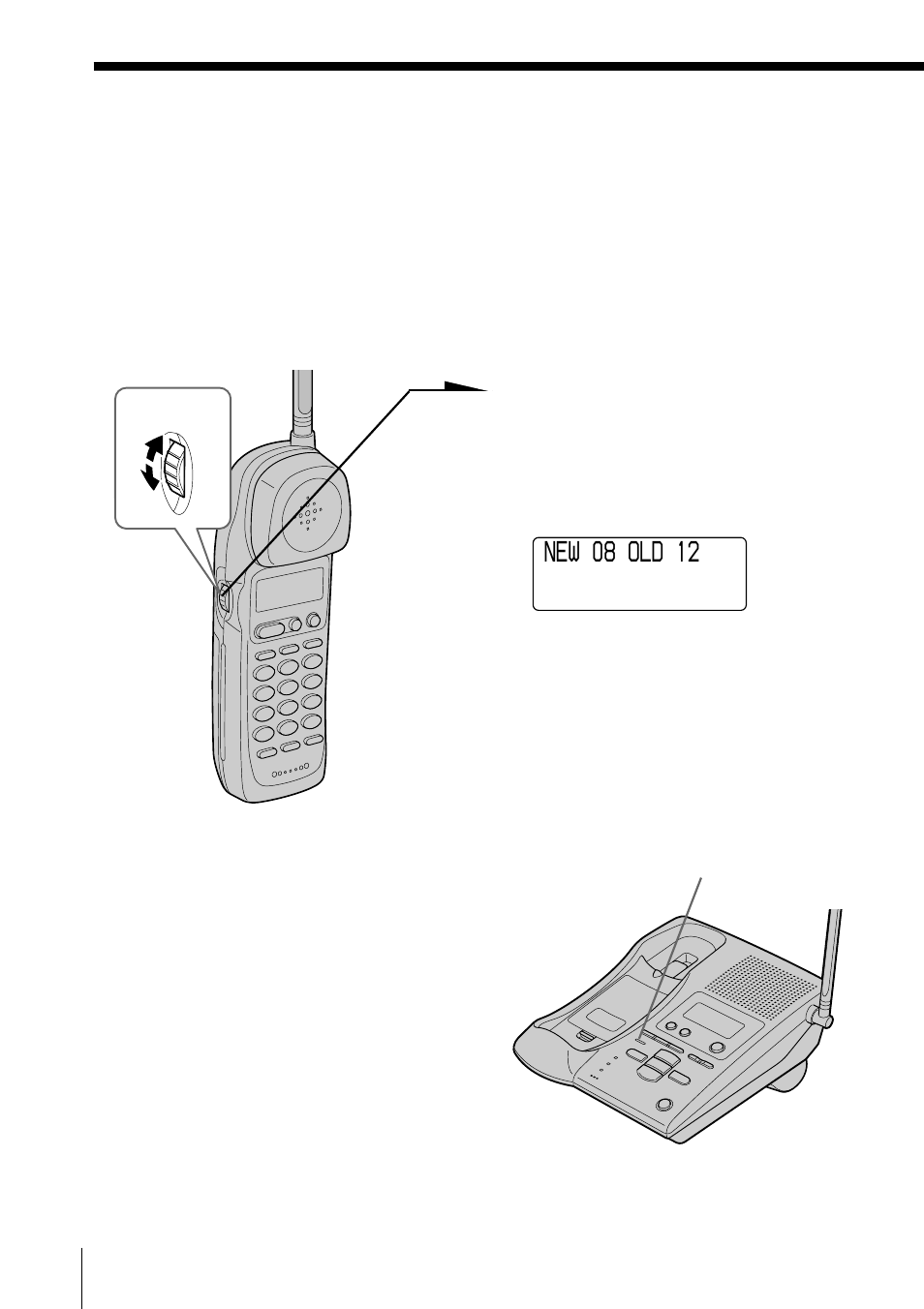 Looking at the caller id list, Viewing the caller id list, New 08 old 12 | Sony SPP-A9171 User Manual | Page 52 / 72