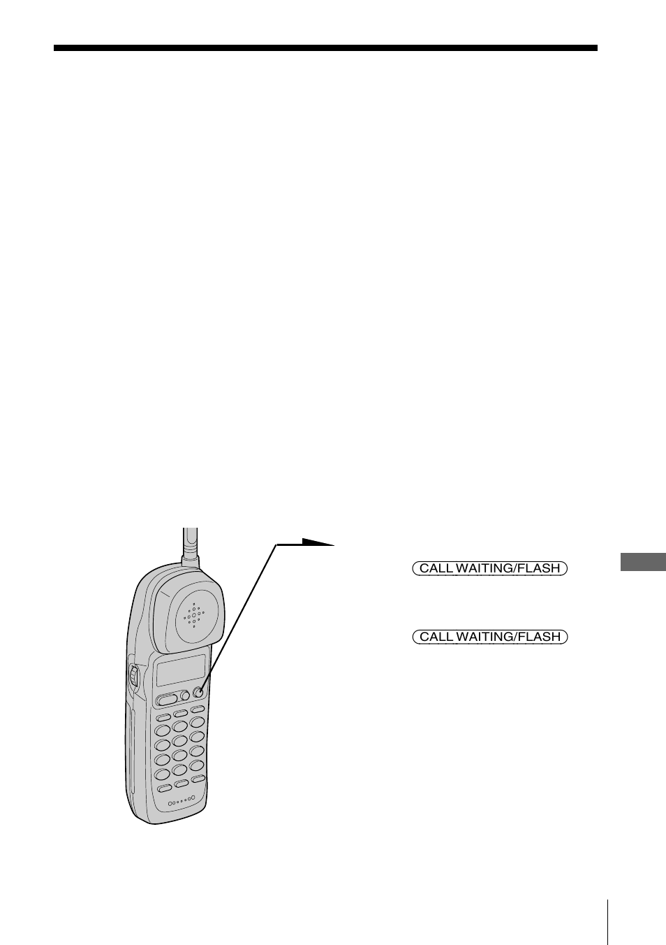 Using “caller id with call waiting” service | Sony SPP-A9171 User Manual | Page 59 / 72