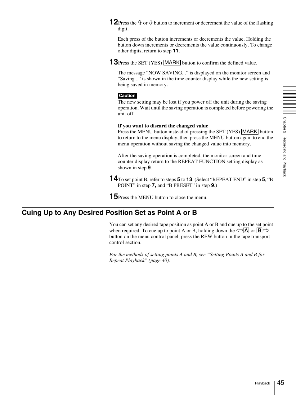 Sony DSR-1800AP User Manual | Page 45 / 112