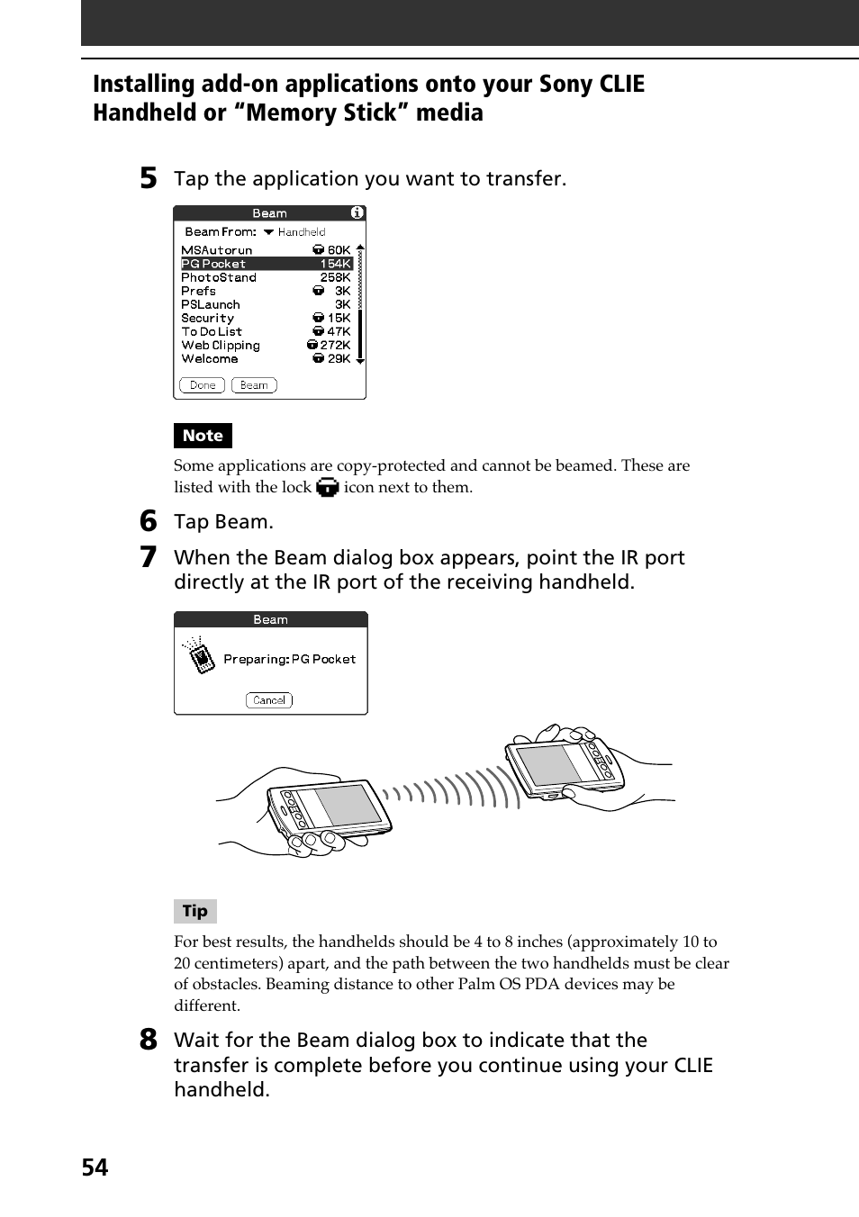 Sony PEG-N610C User Manual | Page 54 / 60