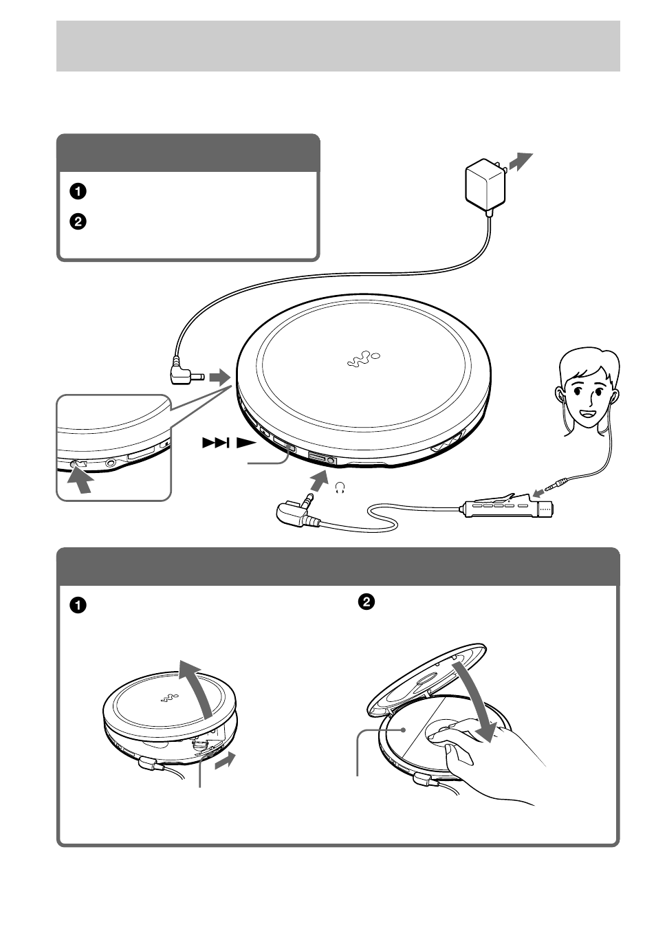 Cdを聞く, Cdを入れる | Sony CD Walkman D-EJ855 User Manual | Page 12 / 43