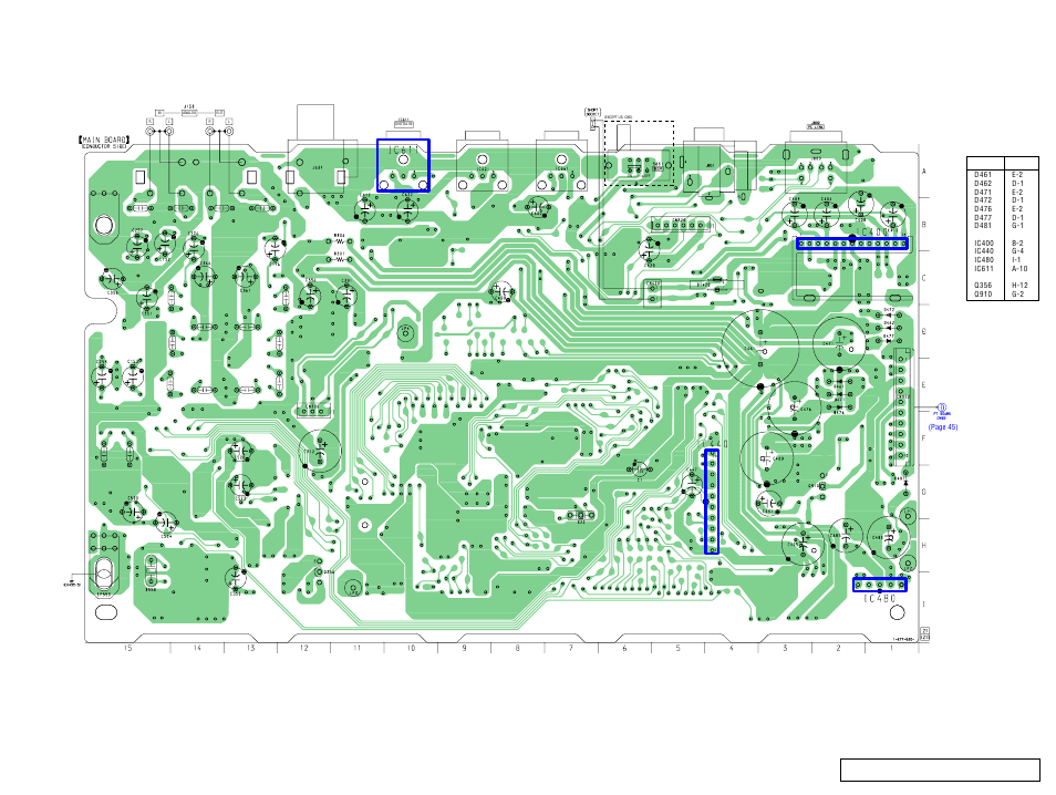 Printed wiring board – main board (conductor side), Mds-s50 | Sony MDS-S50 User Manual | Page 41 / 70