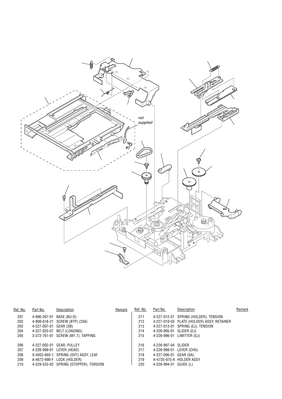Mechanism deck section-1 (mdm-7a), Mds-s50 | Sony MDS-S50 User Manual | Page 60 / 70