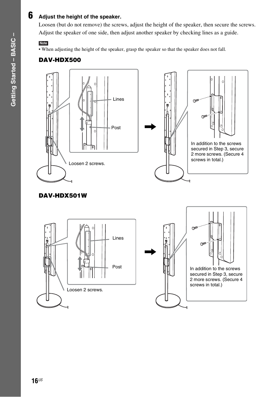 Sony DAVHDX500 User Manual | Page 16 / 120