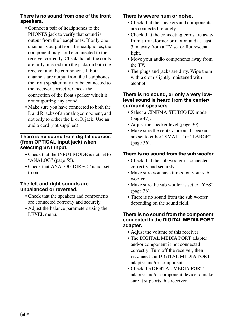Sony 3-284-083-41(1) User Manual | Page 64 / 72