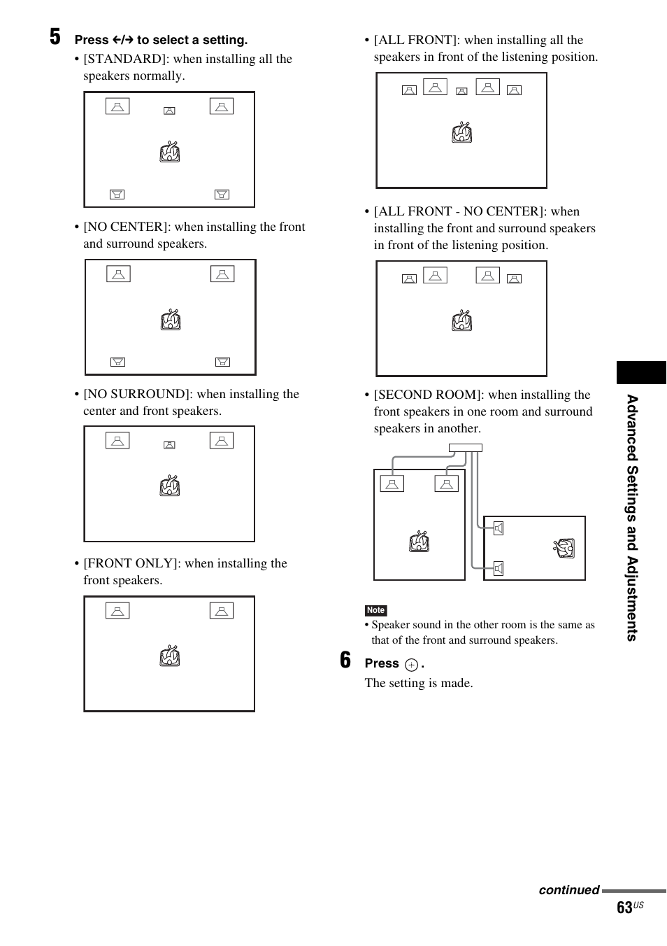 Sony DAV-HDZ235 User Manual | Page 63 / 100