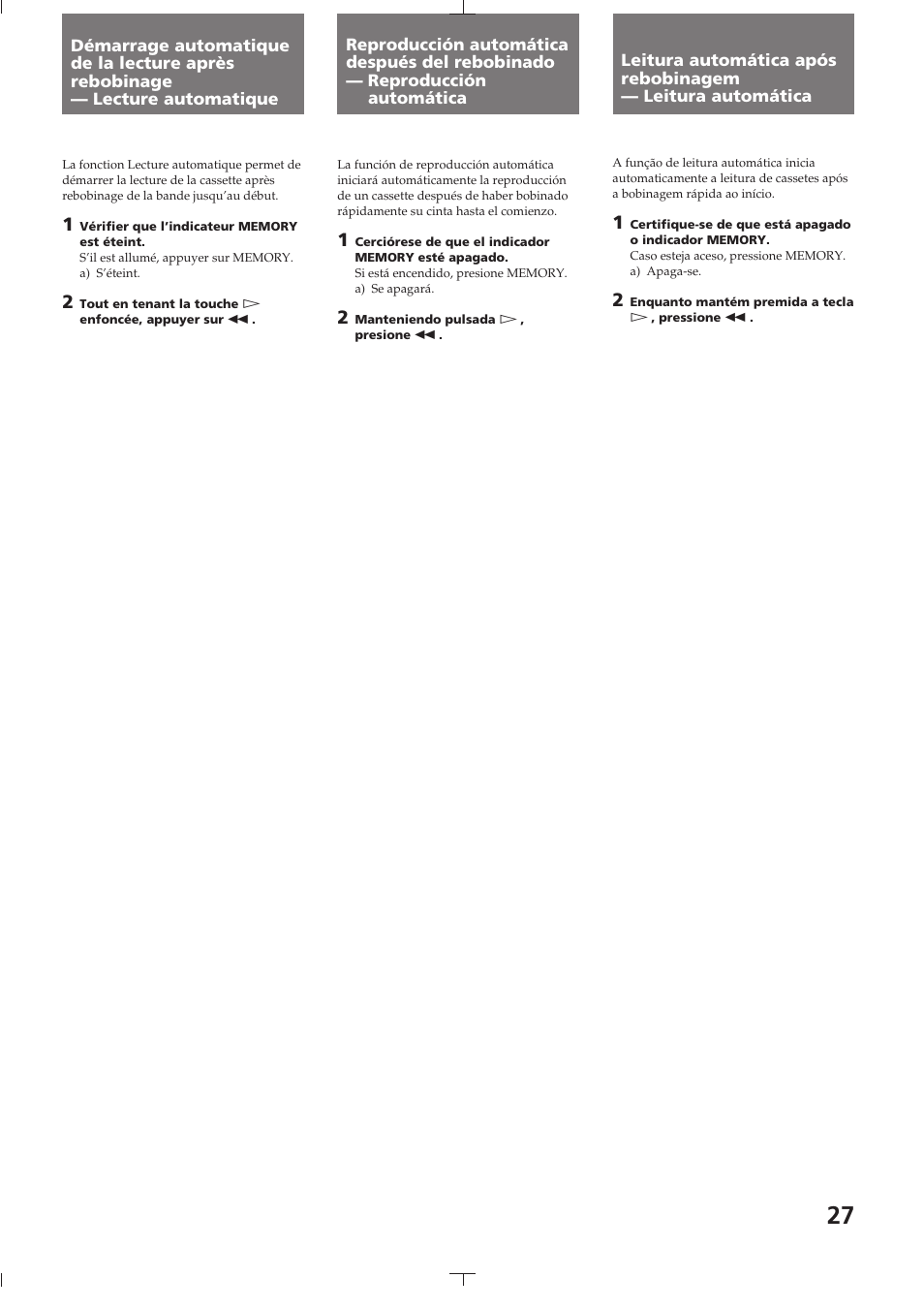 Sony TC-K615S User Manual | Page 27 / 60