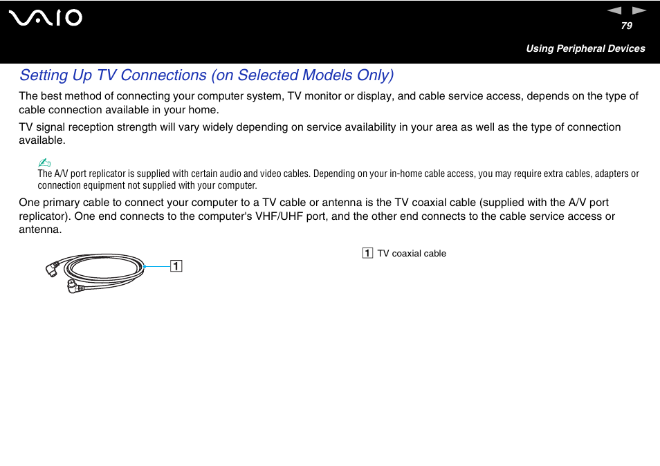 Sony VAIO VGN-A700 User Manual | Page 79 / 216