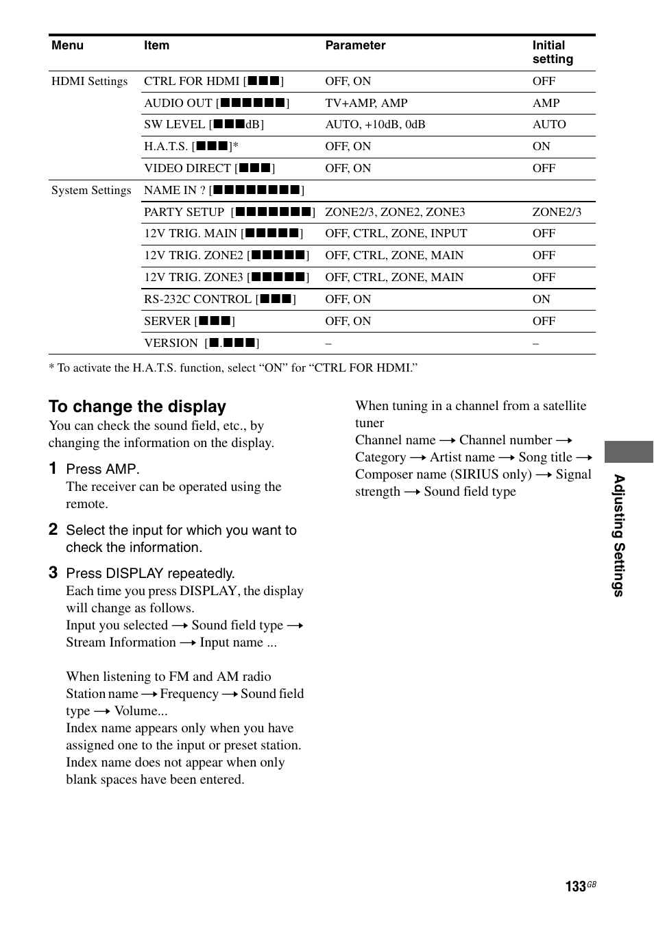 Sony 3-875-814-11(1) User Manual | Page 133 / 175
