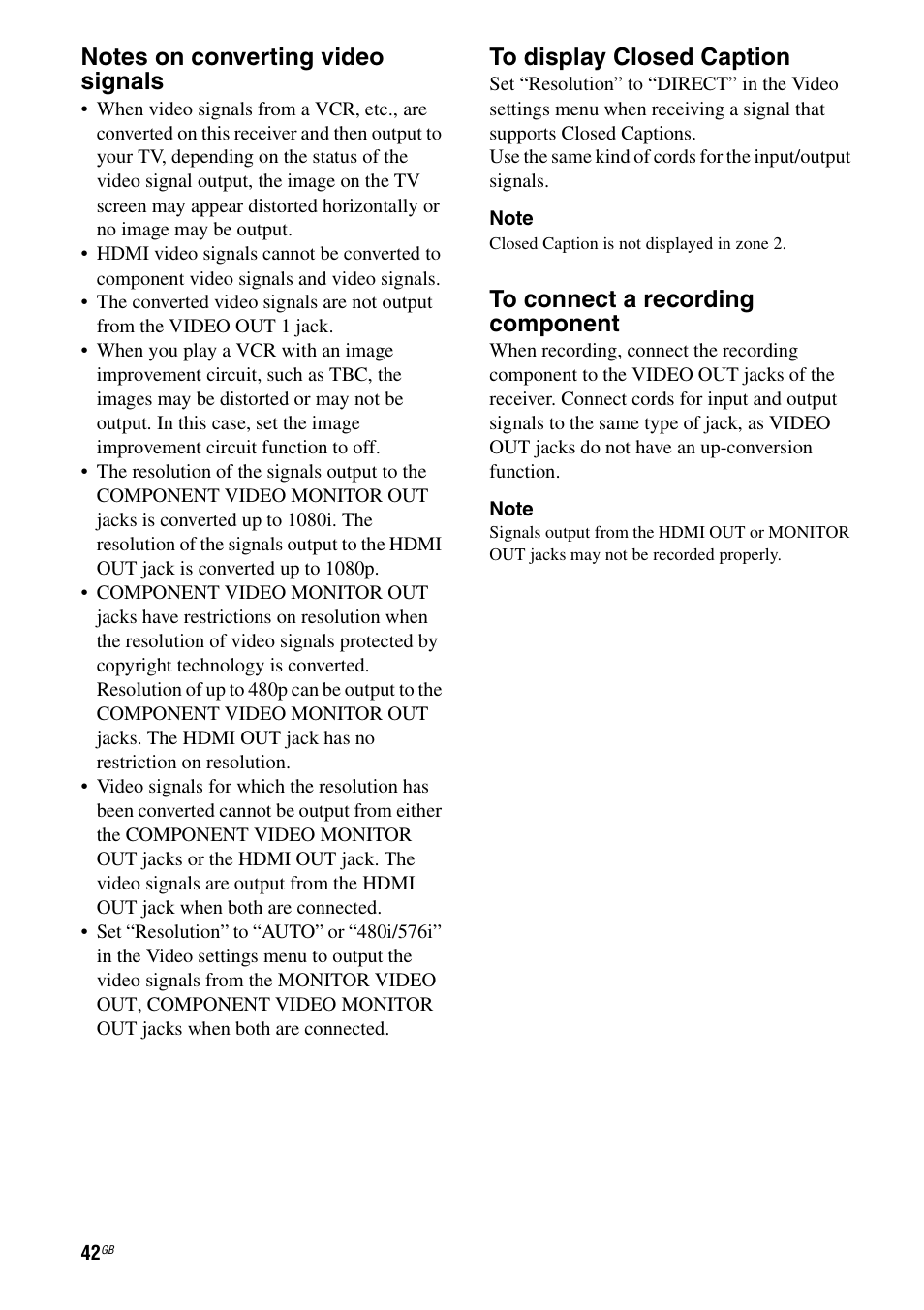 Sony 3-875-814-11(1) User Manual | Page 42 / 175