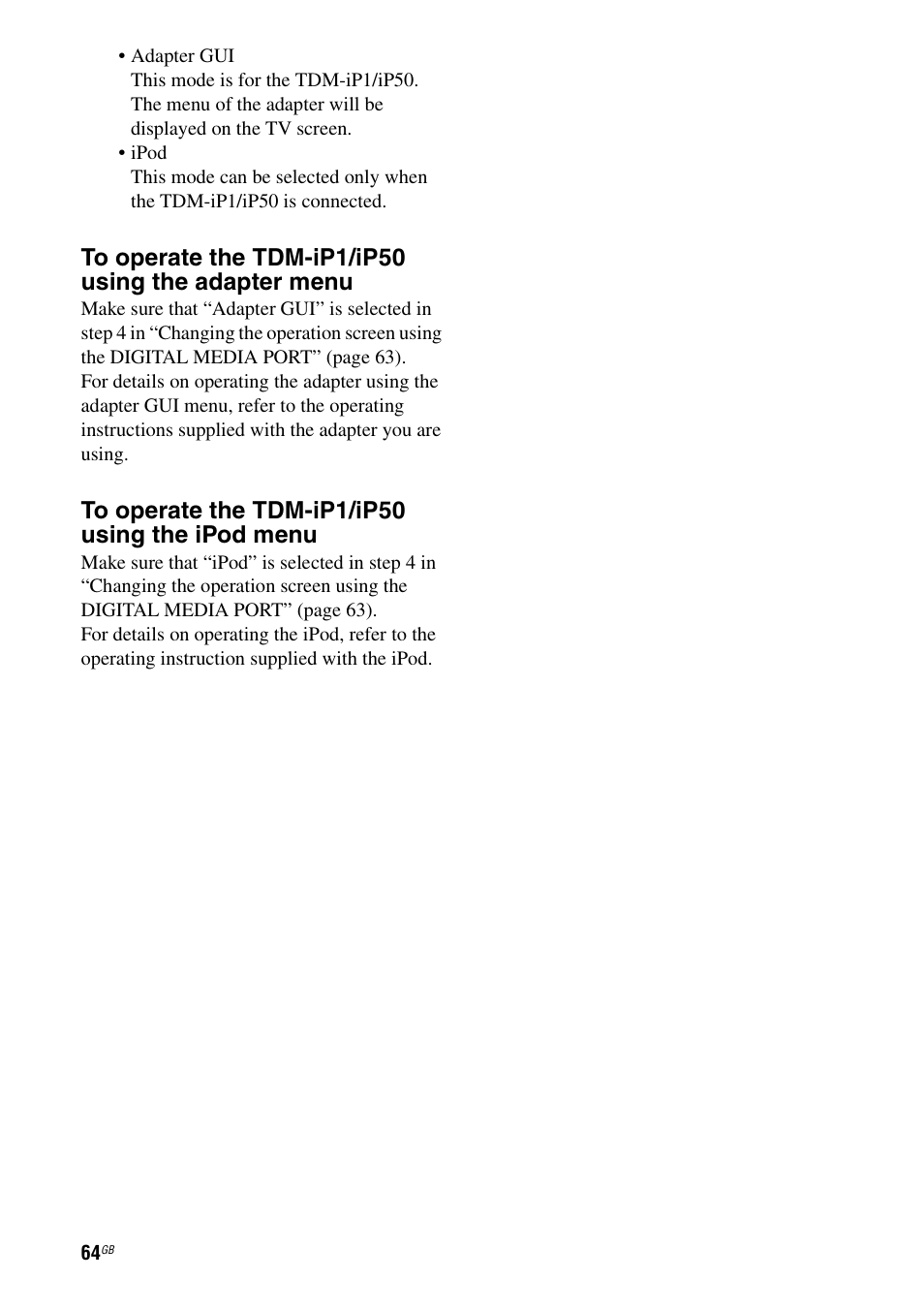 Sony 3-875-814-11(1) User Manual | Page 64 / 175