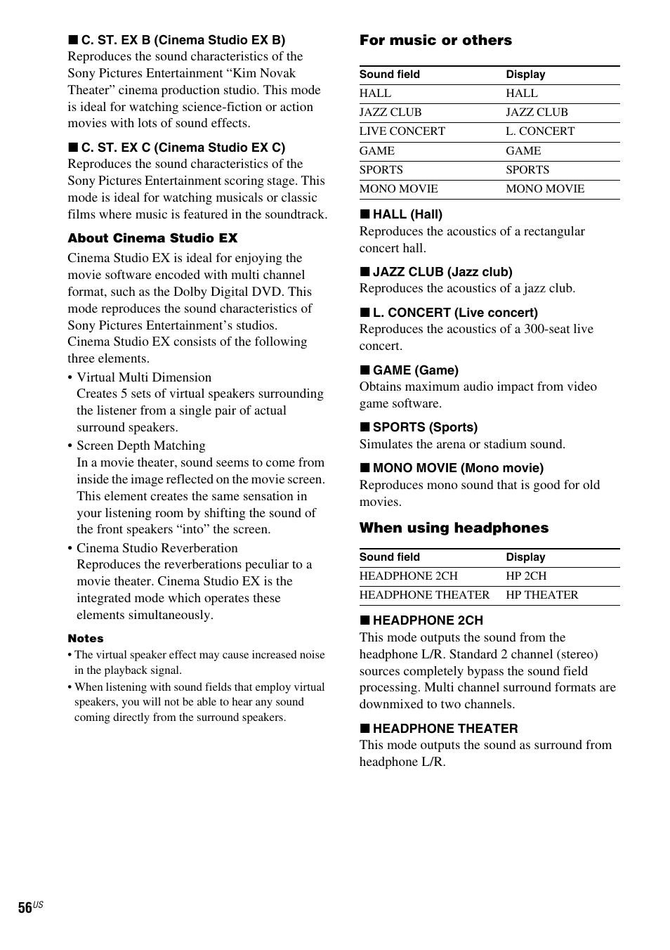 Sony FR8/FR9 User Manual | Page 56 / 108