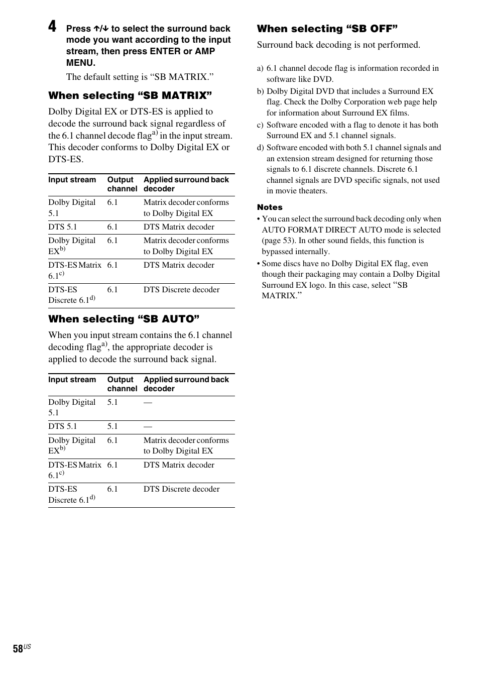 Sony FR8/FR9 User Manual | Page 58 / 108