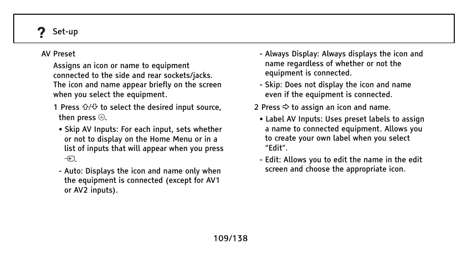 Sony Universal Remote User Manual | Page 109 / 138