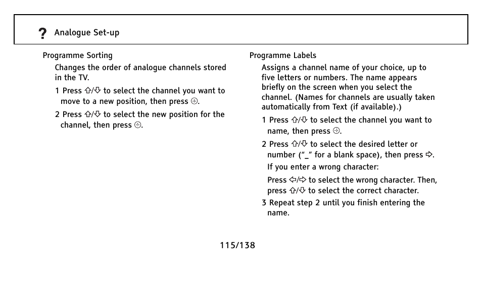 Sony Universal Remote User Manual | Page 115 / 138