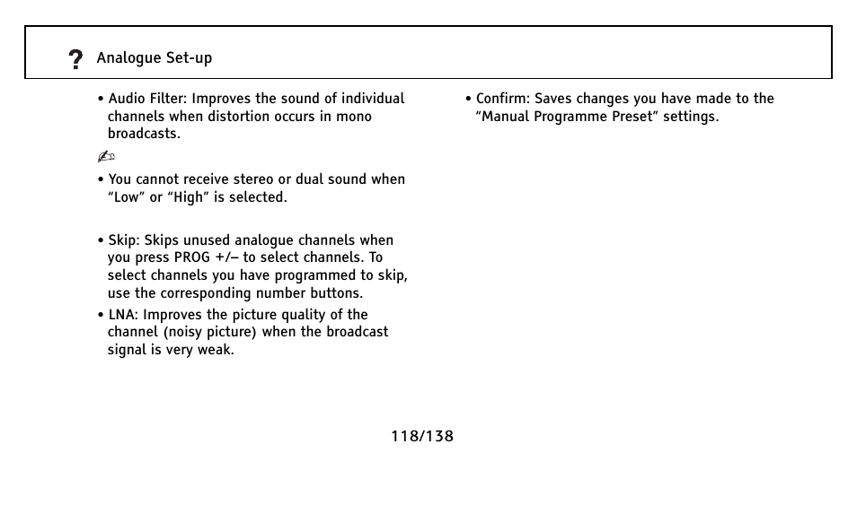 Sony Universal Remote User Manual | Page 118 / 138