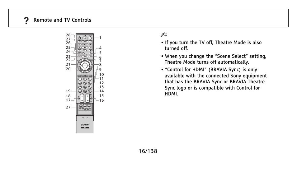 Sony Universal Remote User Manual | Page 16 / 138