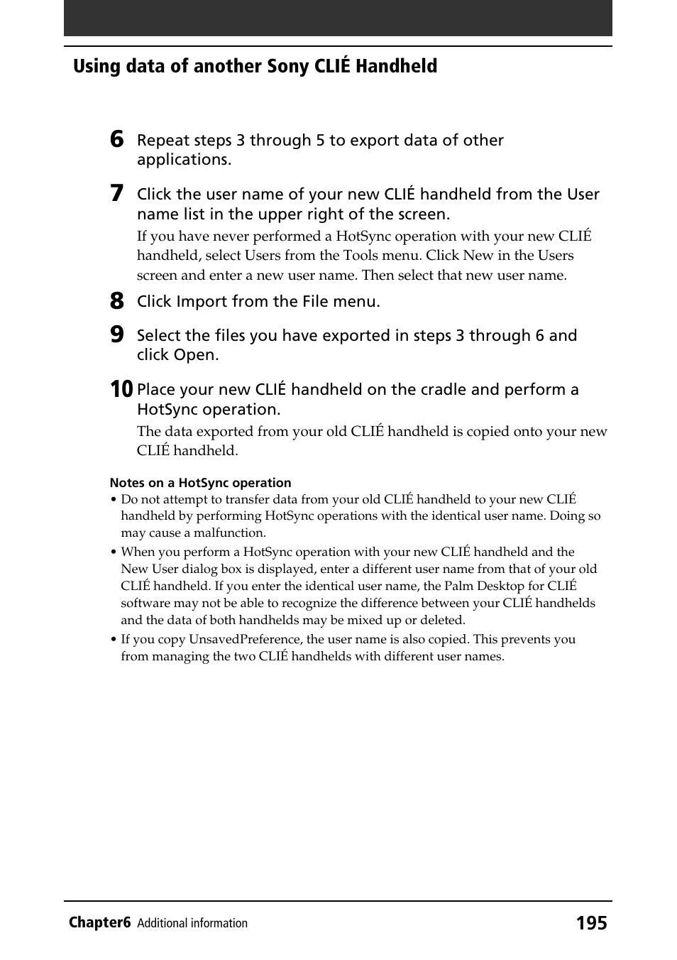 Sony PEG-NR70V/U User Manual | Page 195 / 224