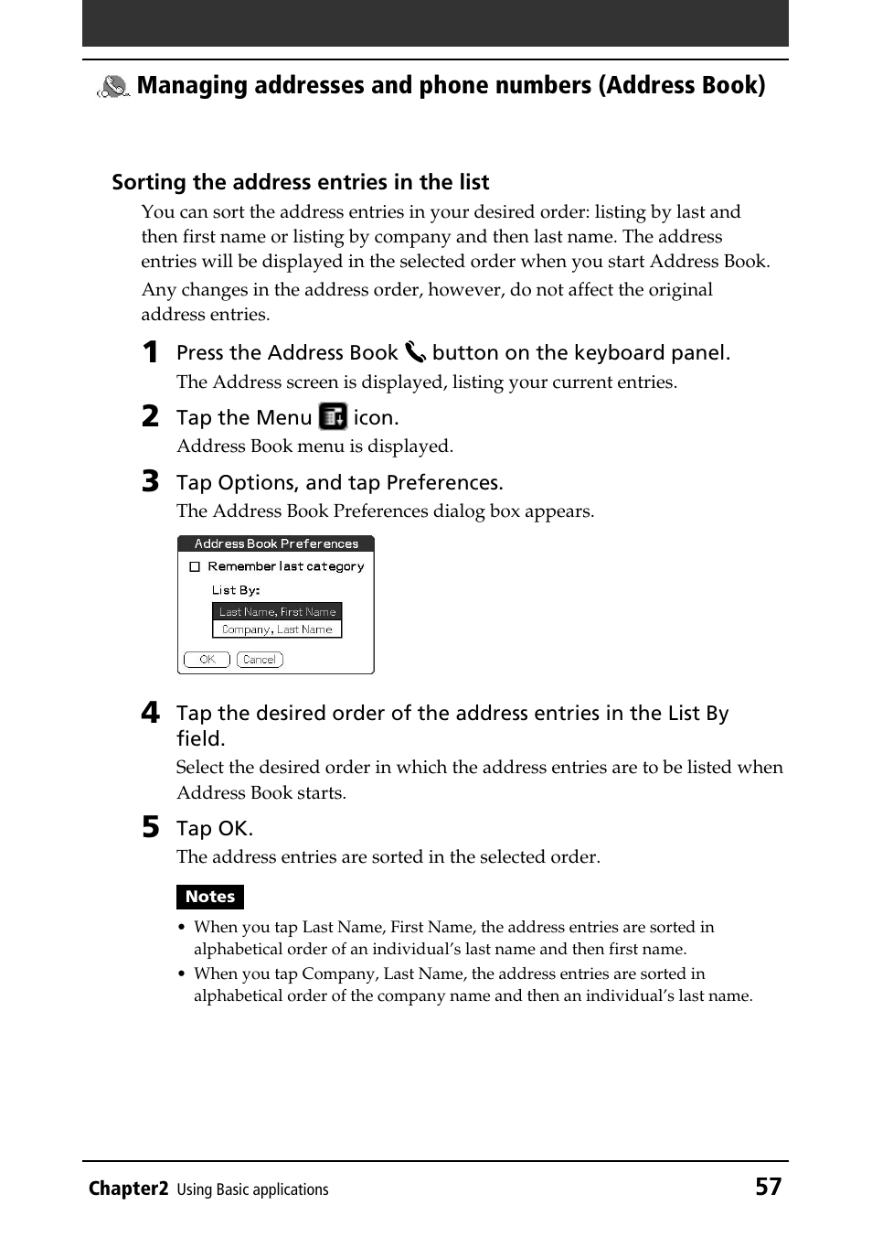 Sony PEG-NR70V/U User Manual | Page 57 / 224