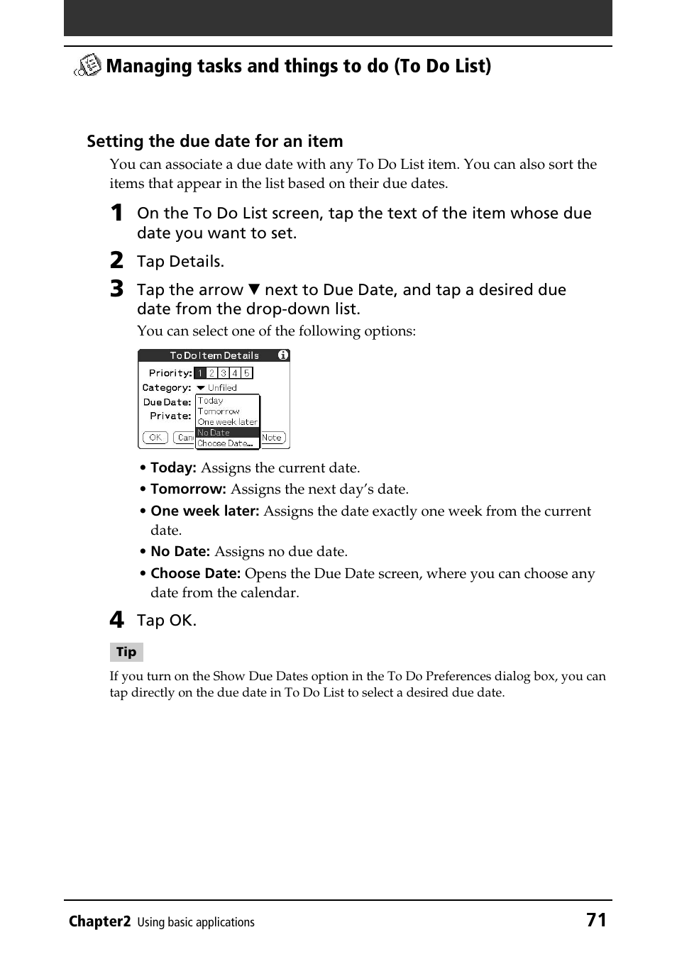 Sony PEG-NR70V/U User Manual | Page 71 / 224