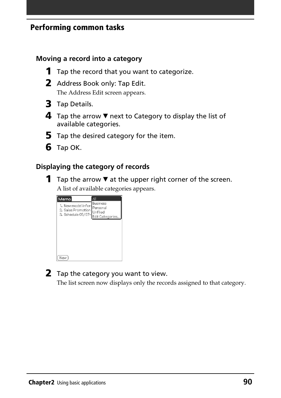 Sony PEG-NR70V/U User Manual | Page 90 / 224