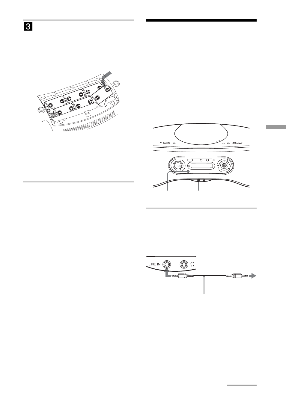 Listening to a pc, tv, vcr, Portable digital music player, etc | Sony ZS-SN10L User Manual | Page 27 / 68