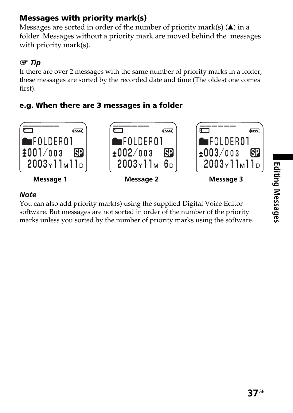 Sony ICD-BM1AVTP User Manual | Page 37 / 80