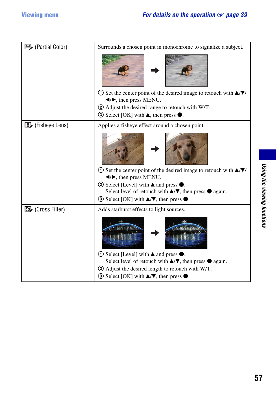 Sony Cyber-shot DSC-H10 User Manual | Page 57 / 123