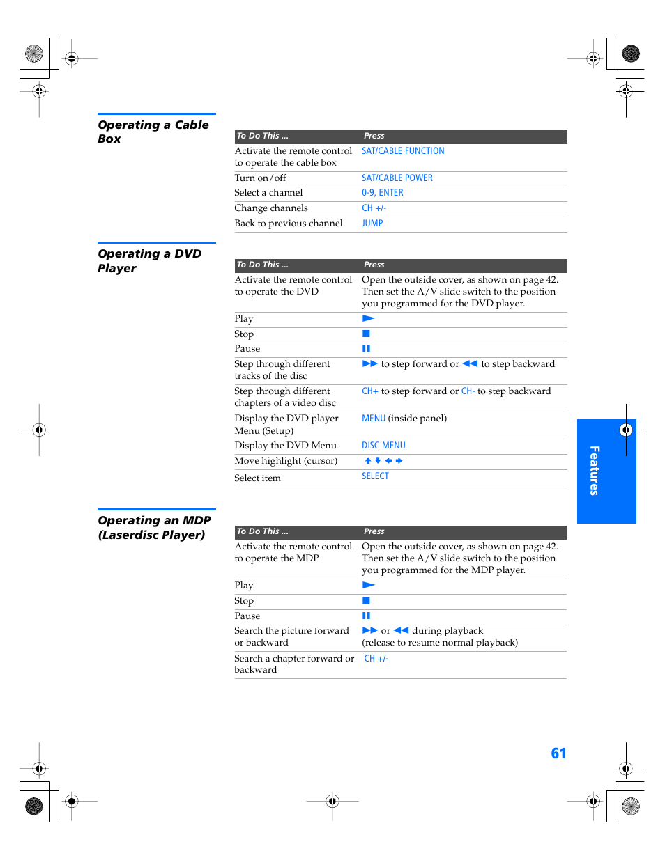 Sony WEGA KV-36XBR800 User Manual | Page 62 / 89