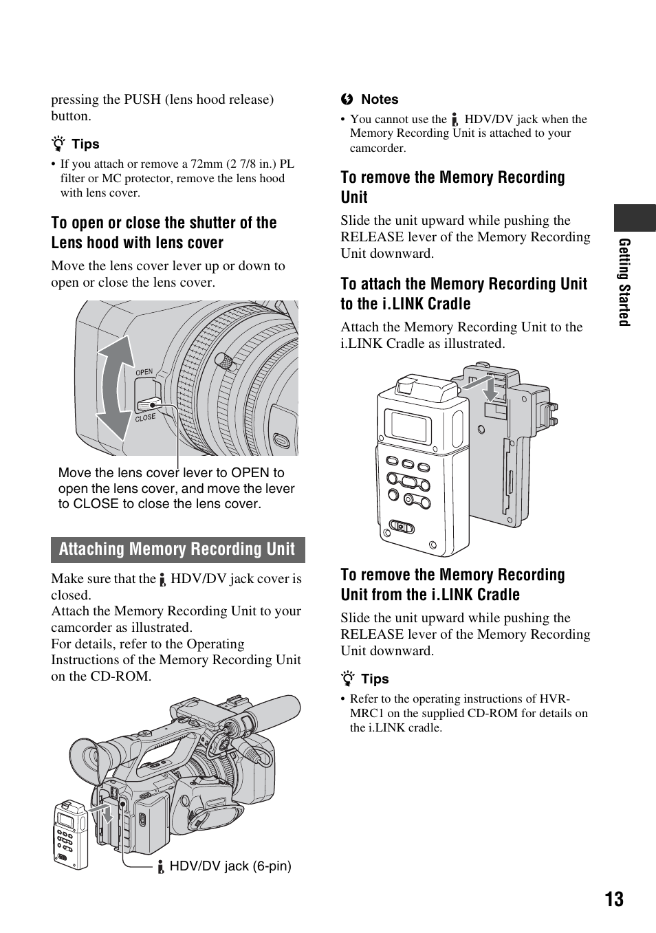 P. 13) | Sony 3-280-847-11(1) User Manual | Page 13 / 143
