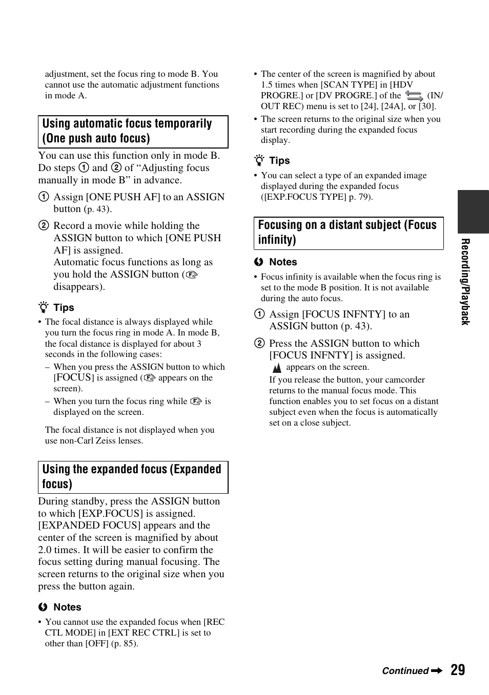 Sony 3-280-847-11(1) User Manual | Page 29 / 143