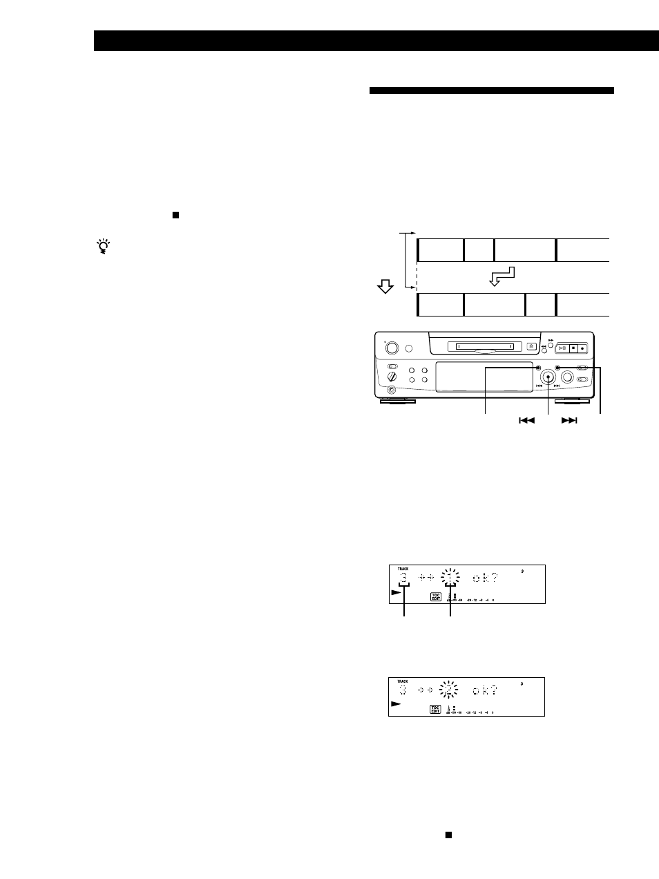 Moving recorded tracks (move function), Editing recorded mds 28, You can undo a track combination | Turn ams until the new track position appears | Sony MINIDISC DECK MDS-S38 User Manual | Page 28 / 112