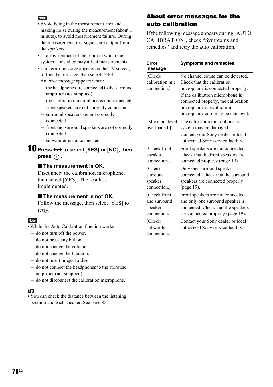 Sony DAV-IS50 User Manual | Page 78 / 115