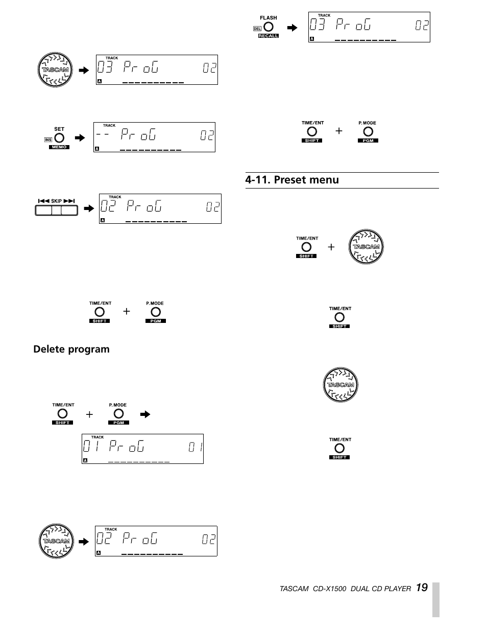 Sony CD-X1500 User Manual | Page 19 / 40
