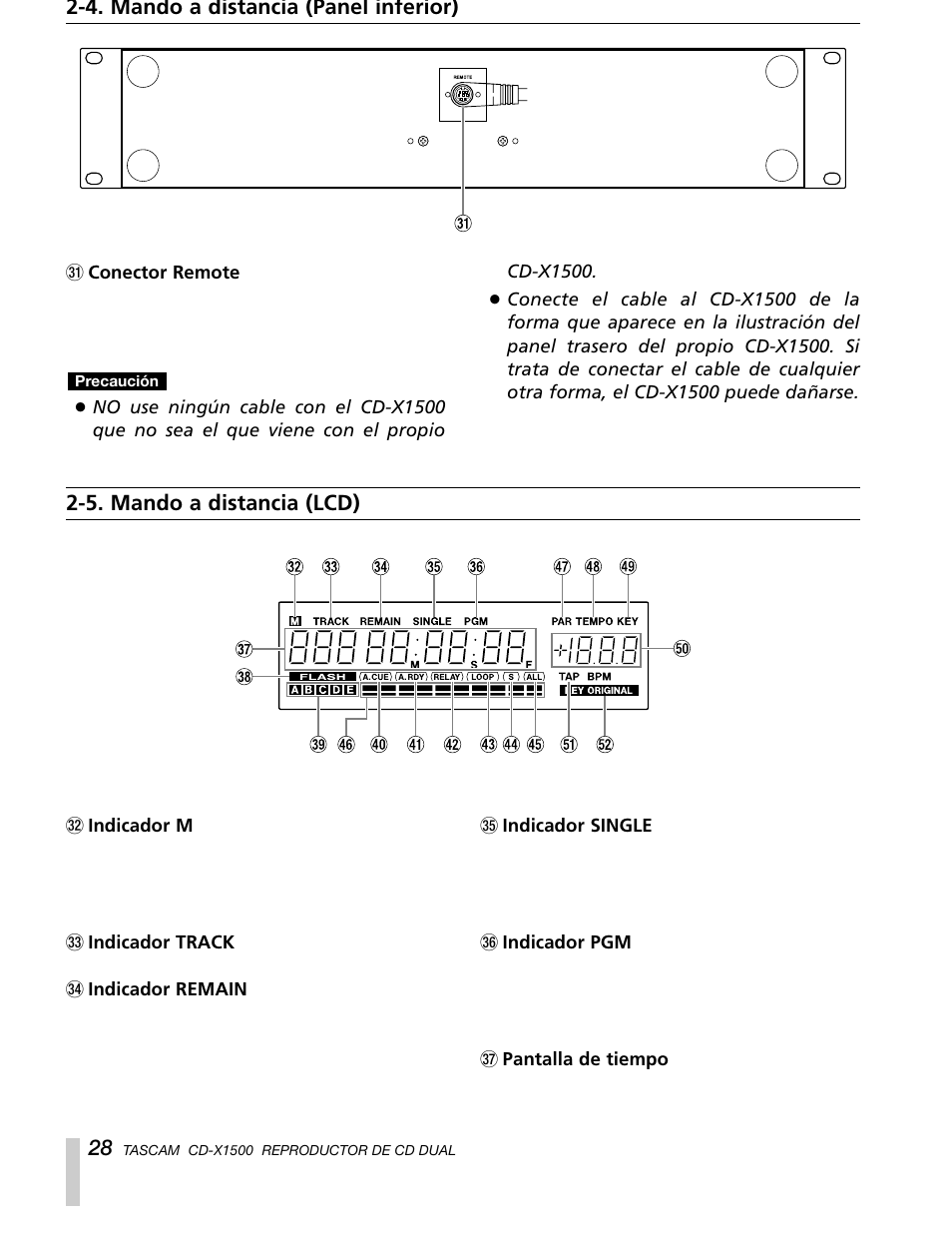 Sony CD-X1500 User Manual | Page 28 / 40