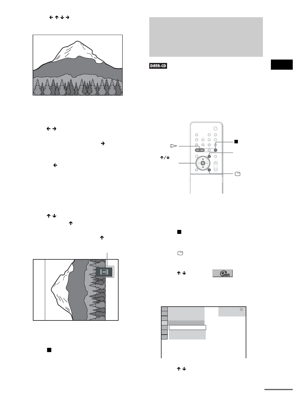 Playing audio tracks and images as a, Slide show with sound | Sony DAV-X1 User Manual | Page 51 / 103