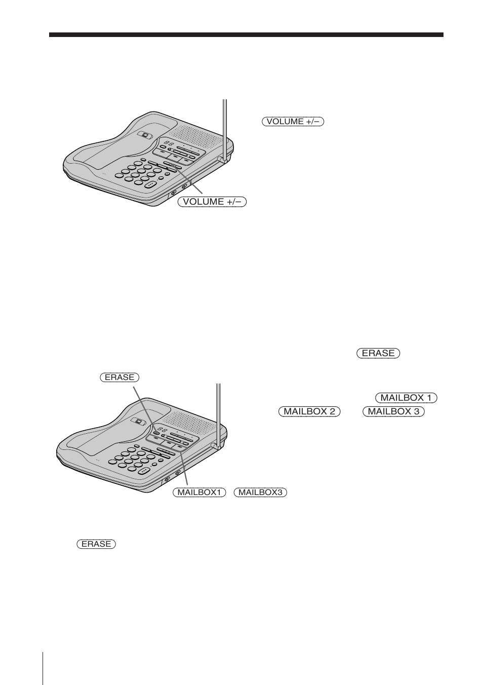 Adjusting the speaker volume, Erasing messages | Sony SPP-A945 User Manual | Page 32 / 86