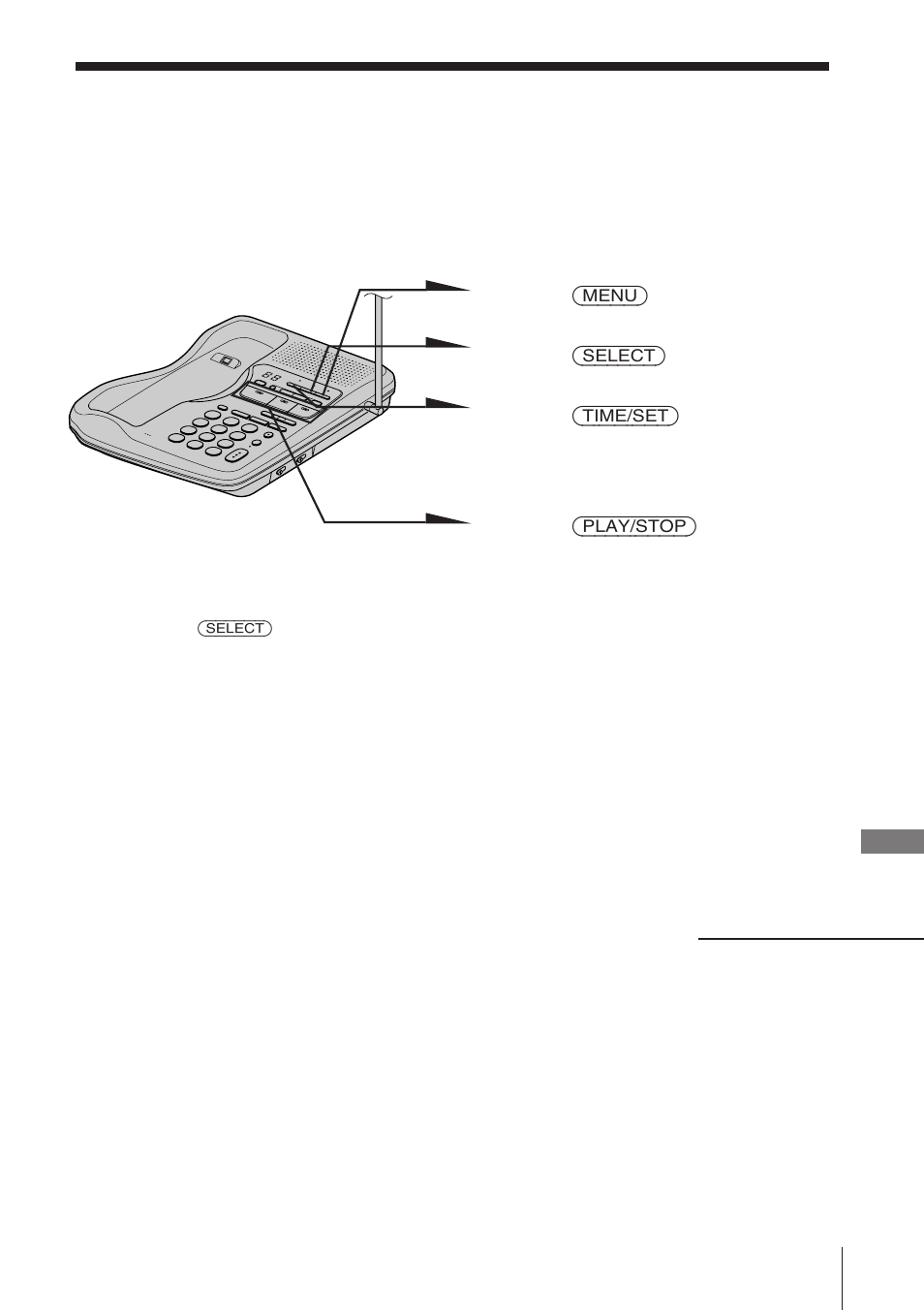 Operating from an outside phone | Sony SPP-A945 User Manual | Page 35 / 86