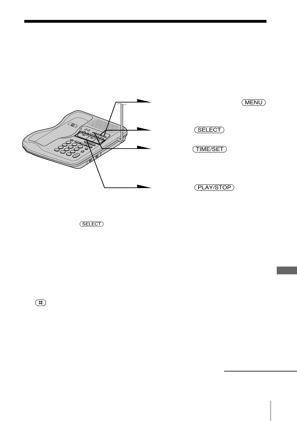 Operación desde un teléfono exterior | Sony SPP-A945 User Manual | Page 77 / 86