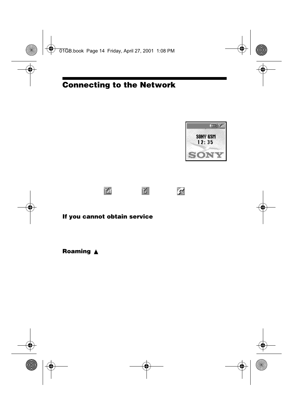 Connecting to the network | Sony CMD-J6 User Manual | Page 14 / 66