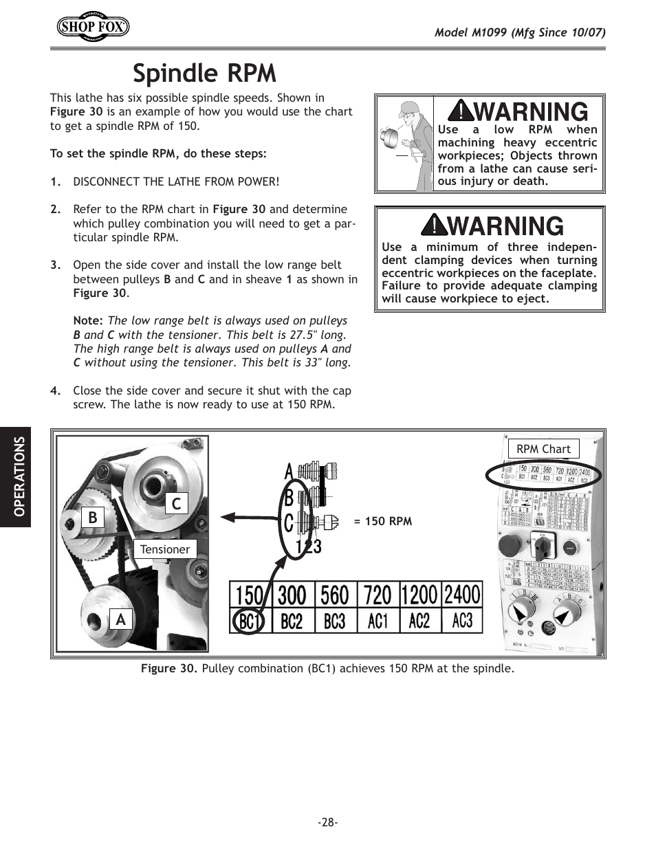 Jg`e[c\igd | Woodstock SHOP FOX M1099 User Manual | Page 30 / 60