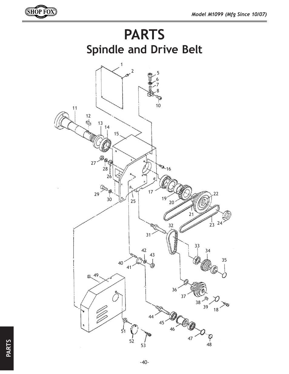 G8ikj, Jg`e[c\xe[;i`m\9\ck, G8 i k j | Woodstock SHOP FOX M1099 User Manual | Page 42 / 60