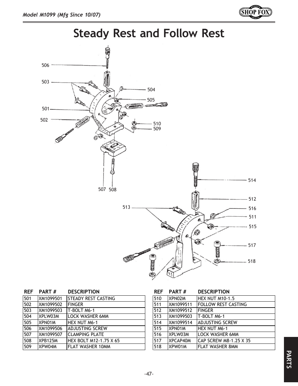 Jk\x[pi\jkxe[=fccfni\jk, G8 i k j | Woodstock SHOP FOX M1099 User Manual | Page 49 / 60